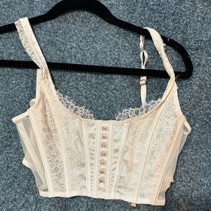 White corset Victoria Secret XS